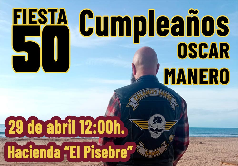 Oscar Manero 50 cumpleaños